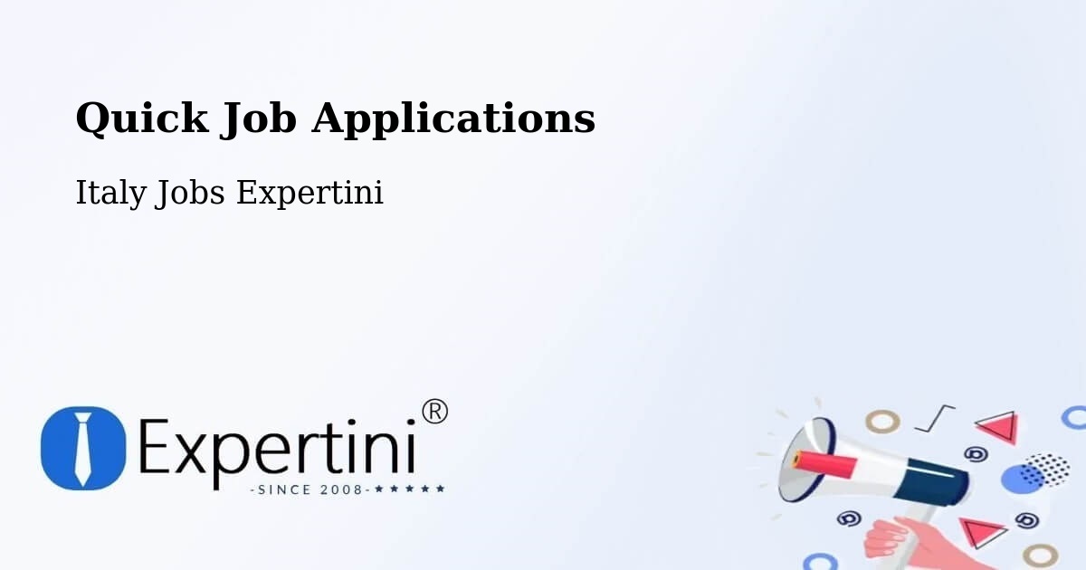 Quick Apply Feature – Capaci - Italy Jobs Expertini