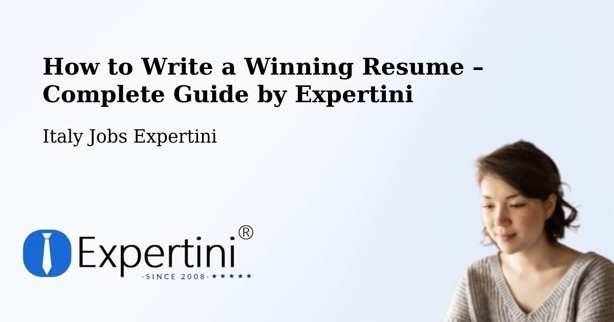 Resume Writing Guide for Job Seekers – Capaci - Capaci, Italy Jobs Expertini