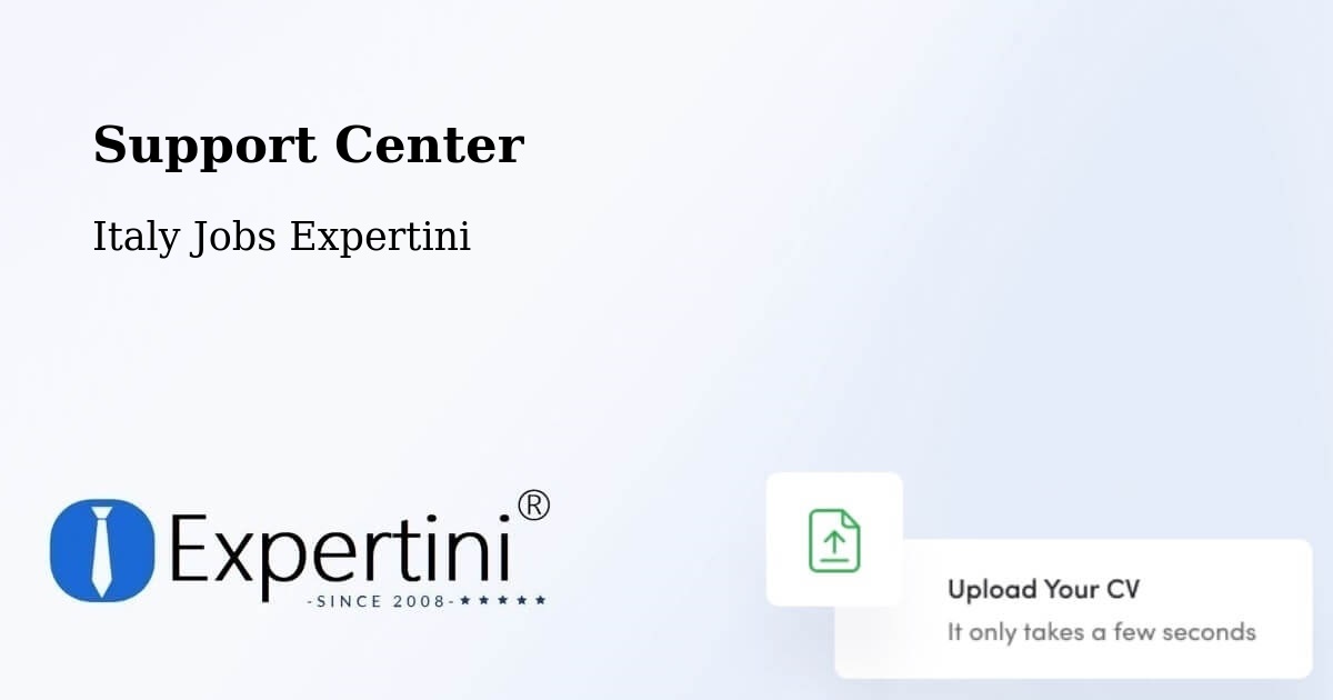Support Services – Capaci - Italy Jobs Expertini